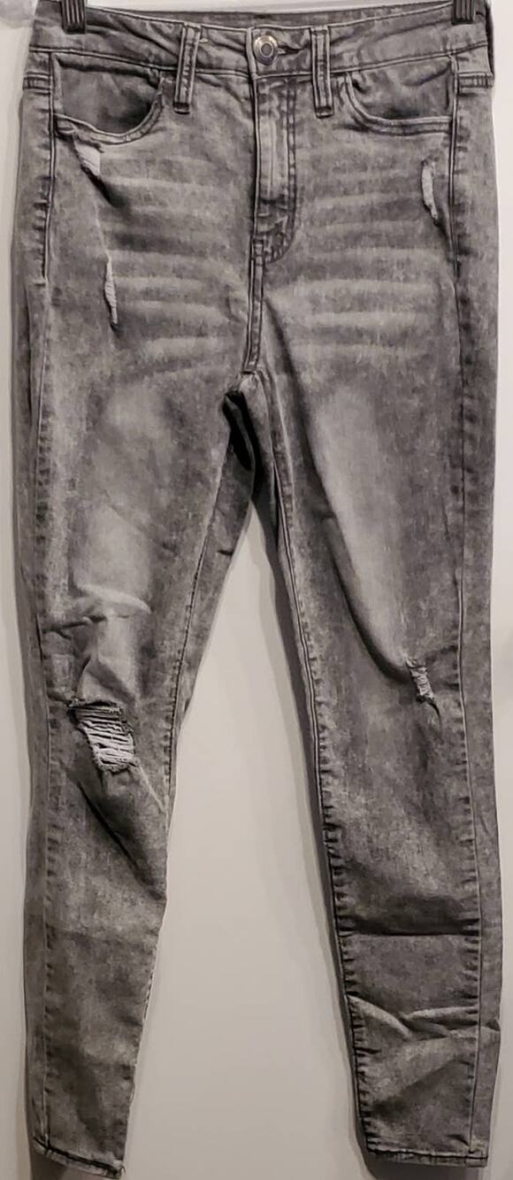 So High Rise Distressed Jegging Jeans Size 5/27W